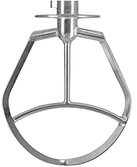 Klarstein Rührhaken Ersatzteil Rührelement für die Küchenmaschinen Bella Pico 2G/Bella Robusta Aluminium-Druckguss silber