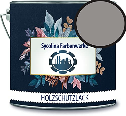 Sycolina - Vernice protettiva per legno, resistente alle intemperie, protezione a lungo termine dalle intemperie, colore grigio pietra RAL 7030