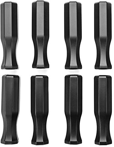 Doumneou ZubehöR für TischfußBallgeräTe Kickergriffe Achteckige Kunststoffgriffe für Standard TischfüßE (8 StüCke)