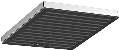 hansgrohe Pulsify E 25.4 cm Moderner Duschkopf 1-Spray PowderRain mit QuickClean in Chrom, 24332001