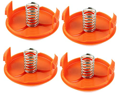FACULX Trimmer Line Cap Spring for Black and Decker Weed Eater Cover, Weed Wacker Caps Grass Trimmer Parts for Trimmer STC1820PC STC1840 ST5530 STC1815