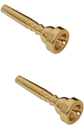 ibasenice 2 Stücke 7c Kupfer Trompete Ersatz Musical Trompete 7c Goldene Finish Für König Trompeten