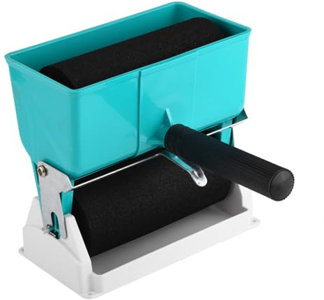 Manueller Leimroller Applikator mit Durchflussschalter, Tragbare Leimwalze für Holzbearbeitung Möbel Leder und Karton 6 Zoll 320 ml