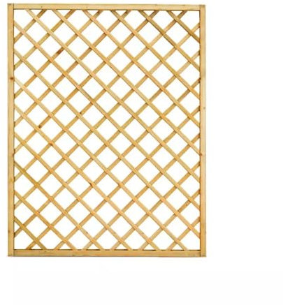 Mondo Viro Grigliato brise-vue Alghero pour plantes grimpantes en bois (Beige, 120 x 180 cm)