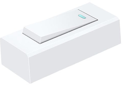 SEWOART Interruttore Parete Luce Multifunzione Per Lampada Da Comodino, Mini Interruttore Unipolare Ultrasottile, Facile Installazione, Per Alimentazione Luce Domestica