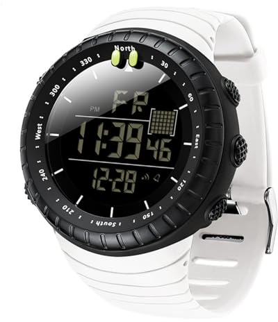 Reloj deportivo digital para hombre, impermeable, táctico, con retroiluminación LED, alarma, fecha, reloj militar para hombre