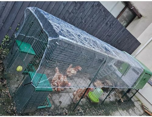 Rygcrud Industriale in Vinile per Esterni Pannelli di Telone, Tende Divisorie per Garage, Telo Impermeabile in PVC con Occhielli, Protezione dal Vento E dal Freddo per Patio, su Misura(3.2x3.85m)