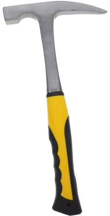 NUOBESTY Martillo Geológico Multiusos con Mango de Tpr y Acero de Alto Carbono, Diseño Ergonómico para Reducir Fatiga en Exploración y Actividades al Aire