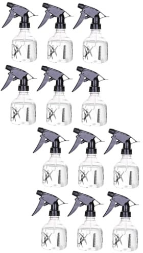 VALICLUD 12pcs Hairdressing Kettles Reusable Pet Plastic Spray Bottles for Hair Portable Washing Tools for Hair Salon