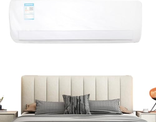Housses anti-poussière pour climatiseurs split muraux - Panneau intérieur pour protection contre l'humidité et la saleté avec tissu lavable - Housse de climatisation intérieure - Changement