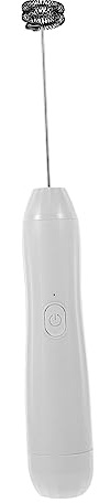 Mikinona Sbattitore Elettrico Portatile Ricaricabile USB Montalatte Manuale Piccolo con Impugnatura Ergonomica Frusta per Latte Uova e Mixer Multifunzionale per Uso
