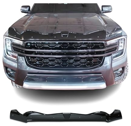 OMAC Motorhaube Deflektor Insekten Steinschlagschutz kompatibel mit Ford Ranger T6 P703 2022-2025 ABS