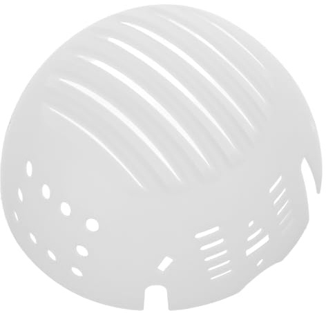 MUCKLILY Universal Safety Hat Liner Replacement, White PE Crash-Proof Hard Hat Insert Shell, Protective Bump Cap Insert for Work and Sports Use