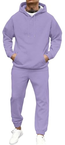 Chandal Hombre Completo Ropa Hombre Deportes Talla Grande Tácticos Laboral Pants Moto Termico Equipaciones Invierno Cómodos Oversize Montaña Entrenamiento Pantalon Jogger Moda Casual Ropa 2#púrpura M