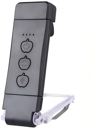 Ziyonix Luce per Lettura Libri a Letto, 9 LED Luce Lampada da Lettura per Libro Ricaricabile USB con Clip, 3 Temperatura Colori e 5 Luminosità, perfetta per Amanti dei Libri (Nero)