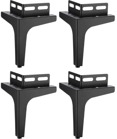 Artibetter Piedini per Mobili Design Creativo in Laminato a Freddo 4, Resistenti a Umidità e, Facili da Pulire per Divano e Mobile Tv in Casa