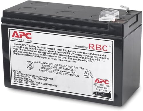 APC RBC2 - Ersatzbatterie für Unterbrechungsfreie Notstromversorgung (USV) von APC - passend für Modelle BK500EI / SC420I und andere