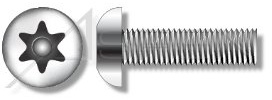 (200pcs) M4-0.7 X 10mm Metric Security Machine Screws Button Head Torx Pin Stainless Steel Ships Free in USA by Aspen Fasteners, AFTPR-230060-C