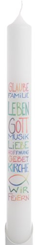 Taufkerze Glaube, Familie, Leben