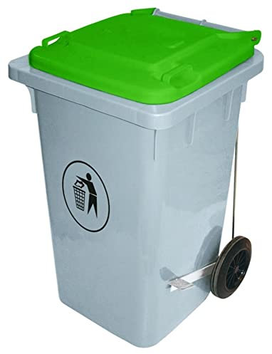 Contacto Bander Poubelle à pédale 100 l Bleu