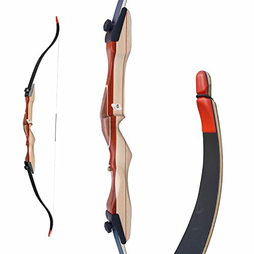 Recurvebogen Ragim Wildcat Black 68 (ca. 173 cm) 20 bis 36 lbs Bogen für Rechtshänder 20 lbs