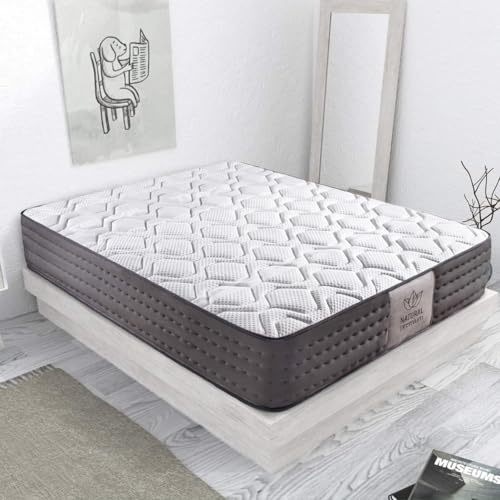 Dreaming Kamahaus Colchón viscoelástico 90x190 cm Luxury - Altura +/- 30 cm - Firmeza Media/Alta - Tacto Suave y Acogida progresiva - Trazas de Carbono antiestrés - Alivio de Puntos de presión