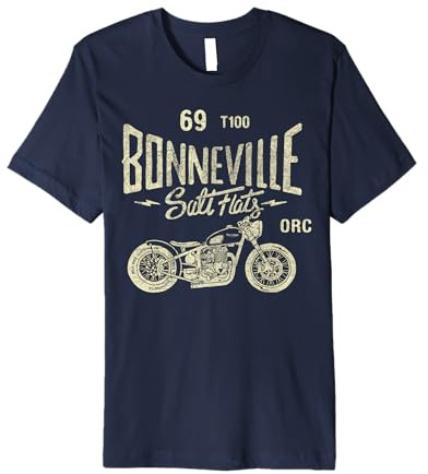 Bonneville Salt Flats Motorcycle Racing t-Shirt Gift Premium T-Shirt