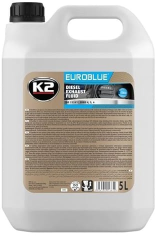 K2 Aditivo Adblue con Cánula - Solución Urea para SCR Tratamiento de Gases de Escape para Automóviles y Camiones 5L (1)