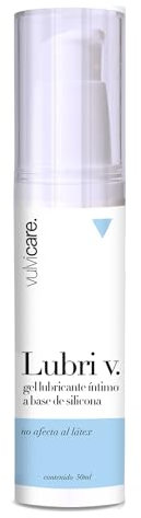 Vulvicare Lubri V – Gel Lubricante Íntimo a Base de Silicona y Glicerina 50ml – Hidratación Prolongada y Confort para Piel Sensible