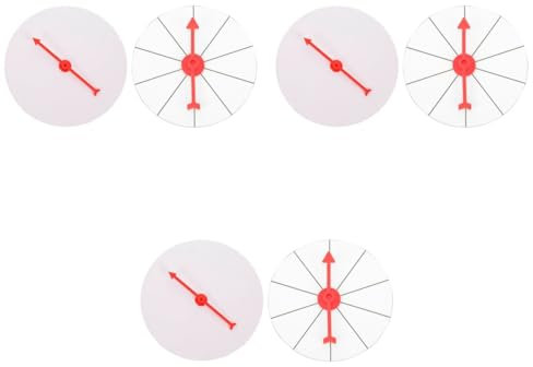 Abaodam 6stücke Preisrad Leeres Spielrad Für - Und Partyspiele Wandmontage Drehrad Mit Personalisierbarem Design Und Einfachem