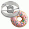 CHEFZOCO Molde donut, Molde para rosquillas, Cortador de donuts, Aro para donuts, Molde para bagels, Diámetro Exterior de 10 cm, Diámetro Interno de 3.5 cm, Altura 2.4 cm, Acero inoxidable