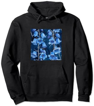 Motif floral jacinthe des bois Sweat à Capuche