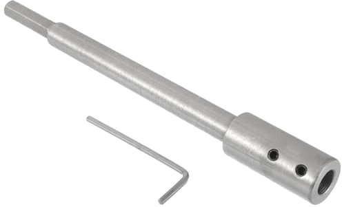 HUAREW Rallonge extra longue de 178 mm pour foret Forstner, pour ajouter de 146 mm de profondeur de perçage pour des fraisages et des perforations particulièrement profonds