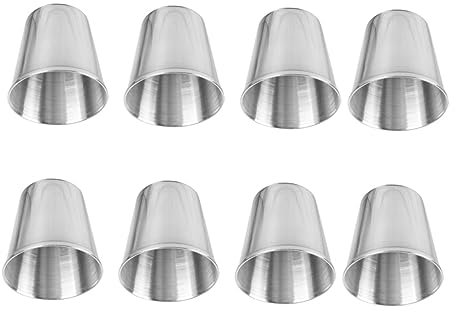 Ciieeo Copa De Vino De Acero Inoxidable Vaso De Doble Pared Ligero y Portátil Adecuado Para Fiesta Cumpleaños