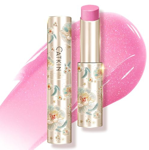 CATKIN Bálsamo Labial Hidratante Con Color, Brillo de Labios, Voluminizador | Brillo de Labios, Protector y Reparador Labial, Hidratante de Labios con Efecto Prolongado, Ingredientes Naturales, 3.4g