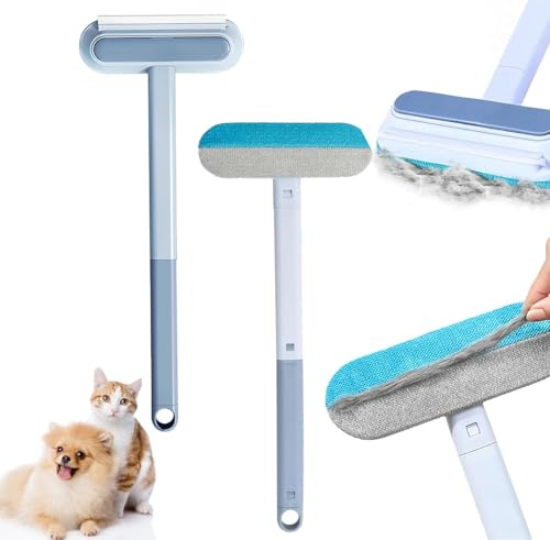 Pet Hair Remover – Brosse Anti Poils Animaux – Brosse Poil Chat et Chien Réutilisable | Ramasse Poils Animaux pour Canapé, Vêtements, Voiture 4 in 1 – Facile à Nettoyer (2PCS)