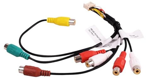 AsrMyjcx Harnais RCA pour autoradio, adaptateur pour XT91918, DMH-342EX, XT-91918-l4, DMH341EX