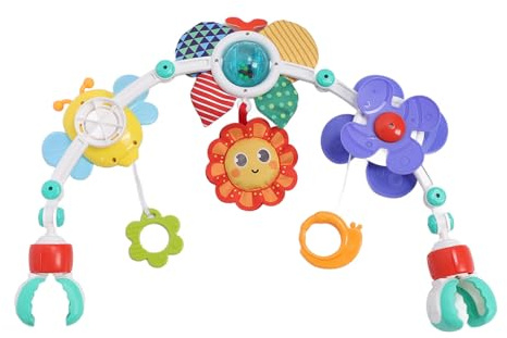 SALALIS Baby Crib Activity Toy Swinging Arch Toy for Boys Girls Newborn Bed Stroller, ABS Material 18.9 X 2 X 14.2in