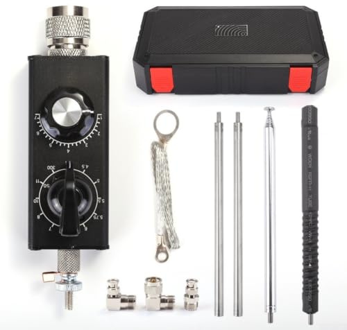 Antena compacta QRP Loop de 30 W, 1,8 MHz-30 MHz, receptor de onda corta, sintonización para amplificadores de señal de radio aficionados, viajes