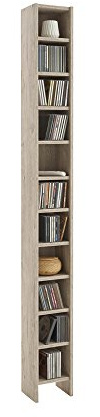 FMD Möbel, 210-002 Hallo 2 Regal, holz, sandeiche, maße 19.5 x 16.5 x 185.0 cm (BHT)