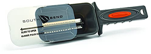 SOUTH BEND No Mess Fish Scaler – Durable ABS Frame with Stainless Steel Blade