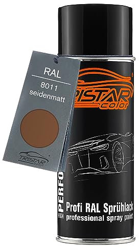 TRISTARcolor RAL 8011 Nussbraun Spraydose 400 ml seidenmatt schnelltrocknend