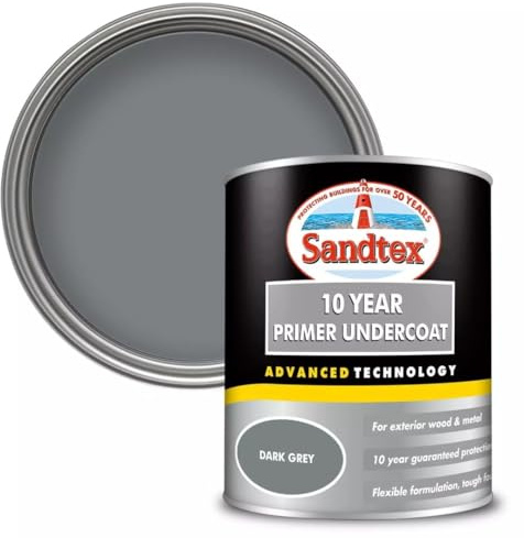 Sandtex 10 Year Primer Undercoat 750ml Dark Grey