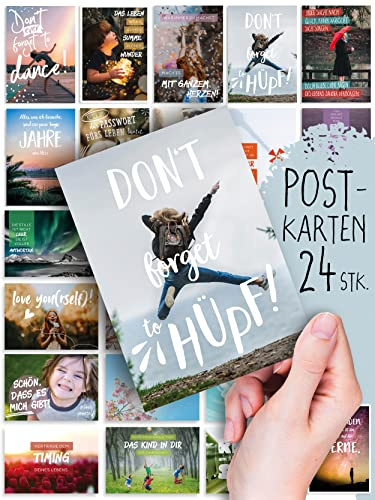 Spielefabrik Weisheiten: 24 inspirierende POSTKARTEN | Tolle Bilder/Motive | Sprüche/Texte | Achtsamkeit | Coaching | Teams | Zitate | Spruch | Gefühle | Gruppen-Fragen | Geschenk | Mix | Deko