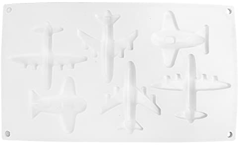 Flugzeug-Silikonform, 3D-Silikon-Backform, Schokoladenmousse-Form für Sugarcraft-Kuchendekoration, Cupcake-Topper, Epoxidharz, Fondant