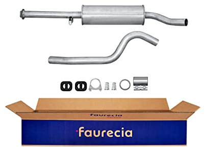 HELLA 8LC 366 024-541 Mittelschalldämpfer - Easy2Fit® Kit - mitte - zweiteilig - Set mit Anbauteilen - für u.a. OPEL VECTRA A (J89)
