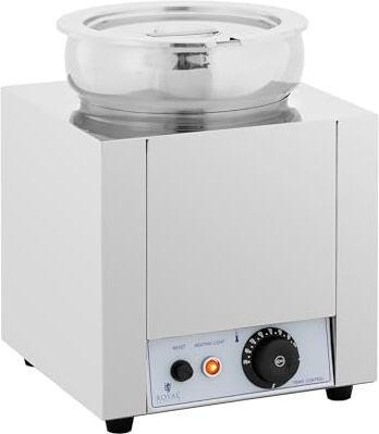 Royal Catering RC_BM_02 Distributeur de Soupe 7 l W Bain-Marie Bain-Marie électrique Soupière électrique Soupière INOX