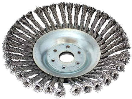 SECURA Unkrautbürste 25,4x200mm kompatibel mit Sabo Benzin-Freischneider