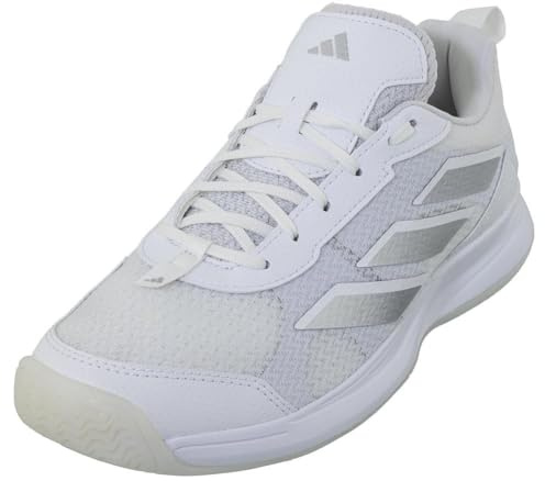 Adidas Women's Avaflash Low, White/White/Silver Metallic, 7.5