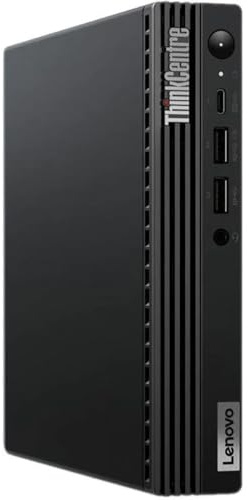 Lenovo ThinkCentre M70q Gen 4 Petit ordinateur de bureau, Intel Core i5-13400T 1,3 GHz, 16 Go de RAM, 512 Go SSD, Windows 11 Pro, noir